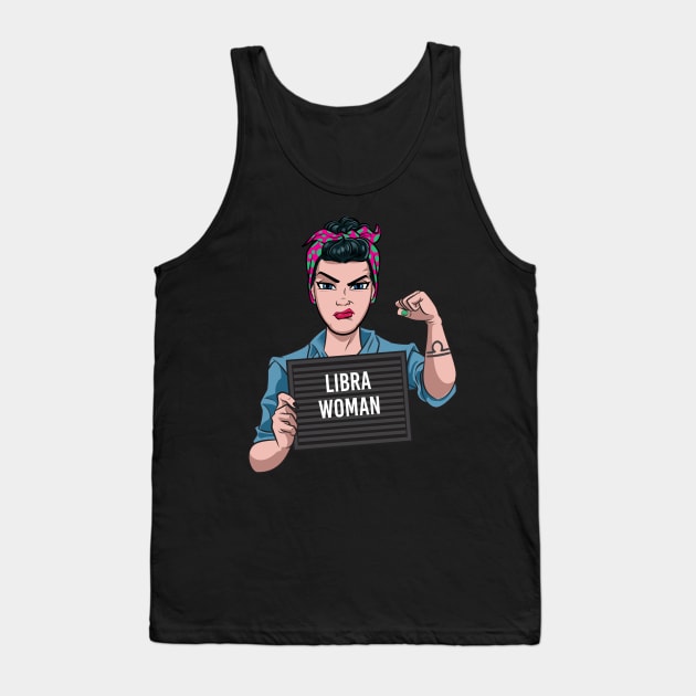 Libra Woman Tank Top by Surta Comigo